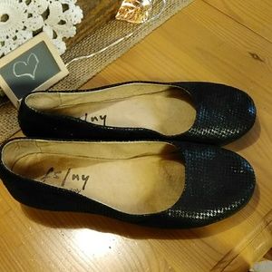 fs/ny French Sole Black Ballet Flats Size 6.5